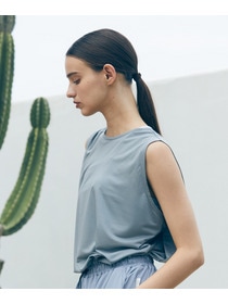 【Julier】マイクロ天竺タックプルオーバー/エコ 詳細画像 ブラック 1