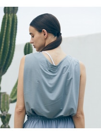 【Julier】マイクロ天竺タックプルオーバー/エコ 詳細画像 ブラック 3