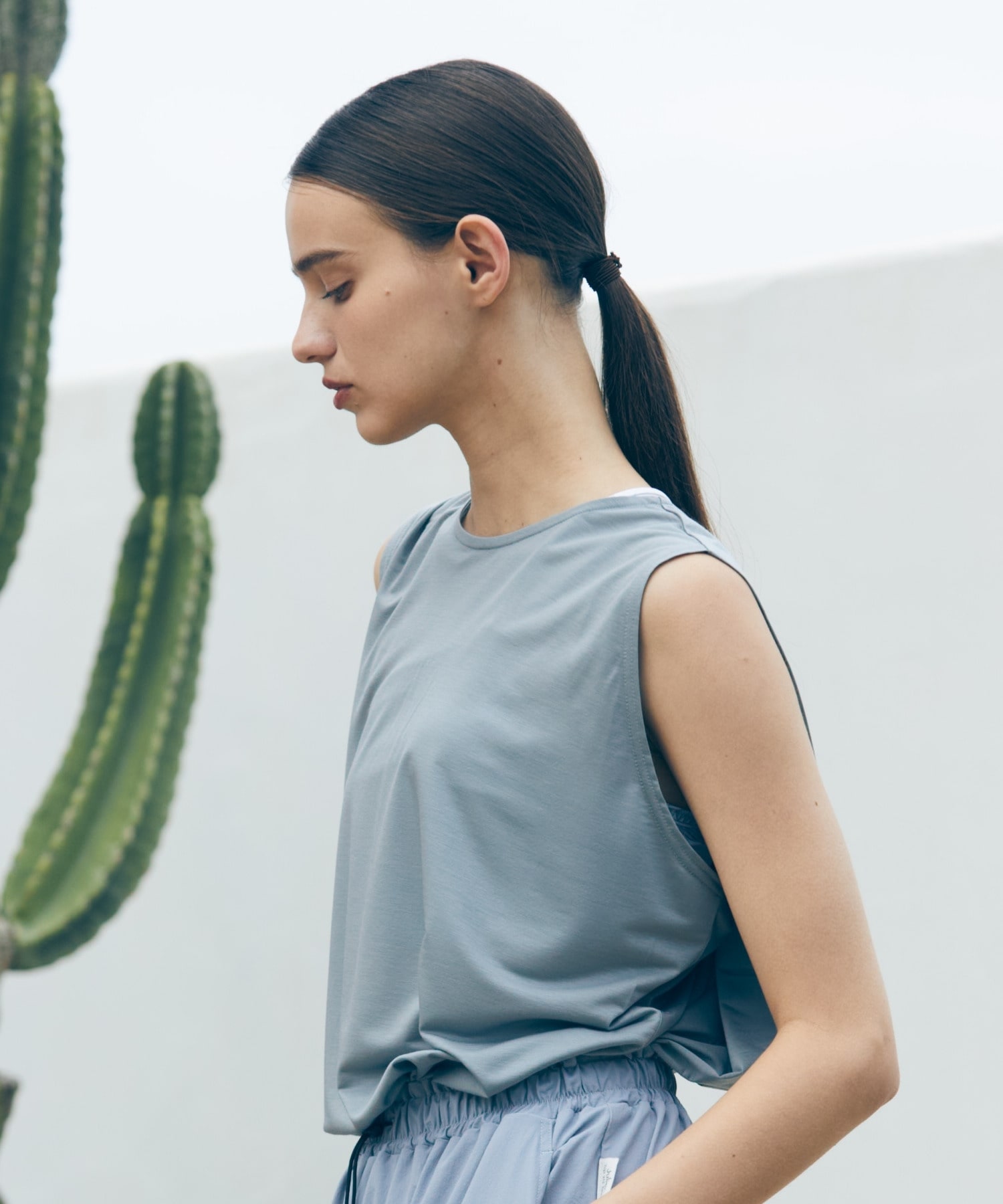 【Julier】マイクロ天竺タックプルオーバー/エコ 詳細画像 ブラック 1