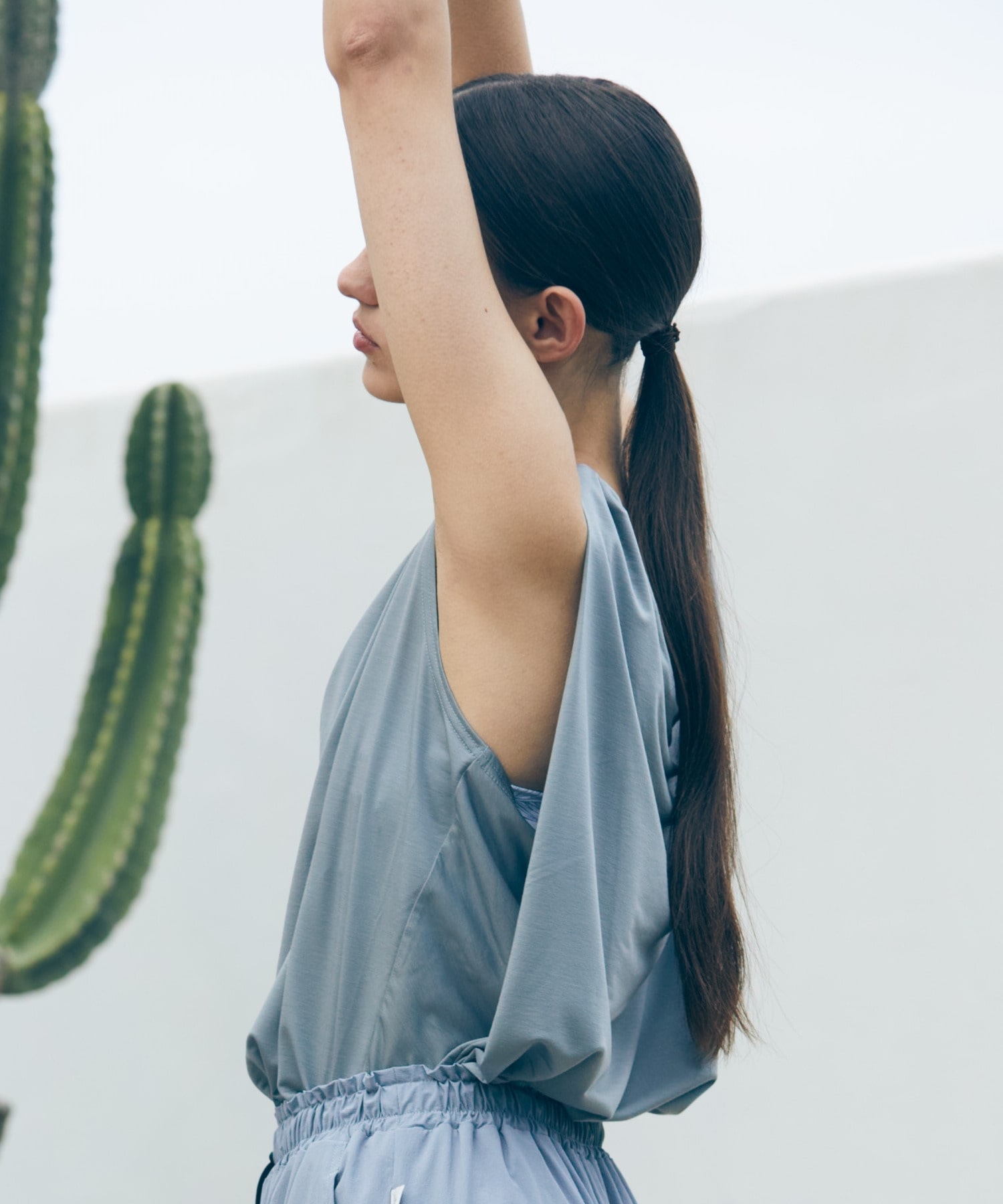 【Julier】マイクロ天竺タックプルオーバー/エコ 詳細画像 ブラック 2