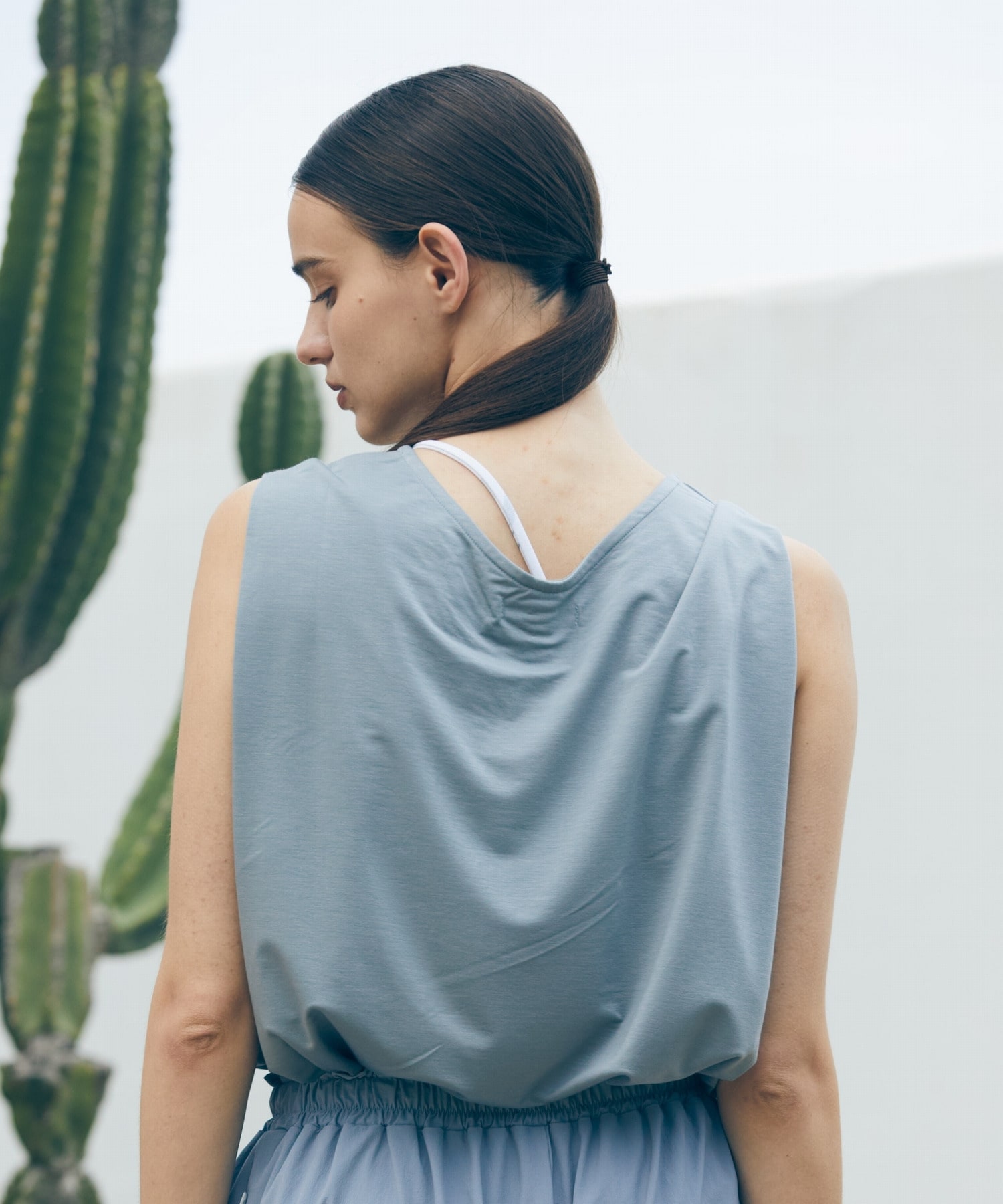 【Julier】マイクロ天竺タックプルオーバー/エコ 詳細画像 ブラック 3