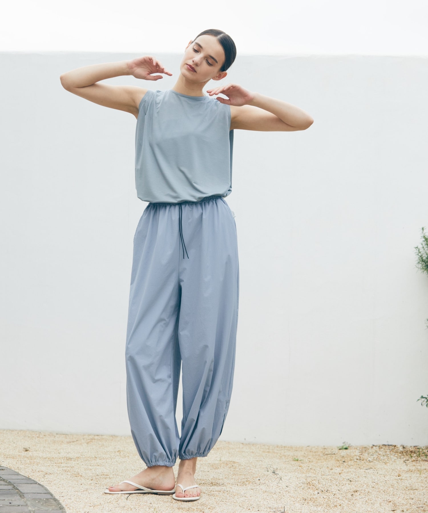 【Julier】マイクロ天竺タックプルオーバー/エコ 詳細画像 ブラック 4