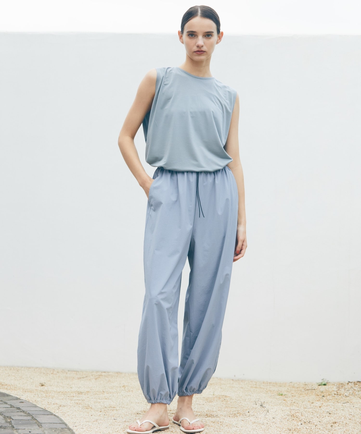 【Julier】マイクロ天竺タックプルオーバー/エコ 詳細画像 ブラック 5