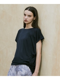 【Julier】マイクロ天竺ドレープトップス/エコ・マタニティ対応 詳細画像 ブラウン 1