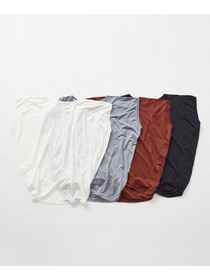 【Julier】マイクロ天竺ドレープトップス/エコ・マタニティ対応 詳細画像 ブラウン 7