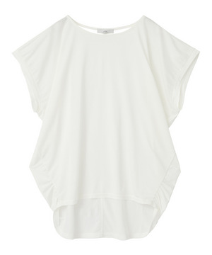 【Julier】マイクロ天竺ドレープトップス/エコ・マタニティ対応 詳細画像 ホワイト 1