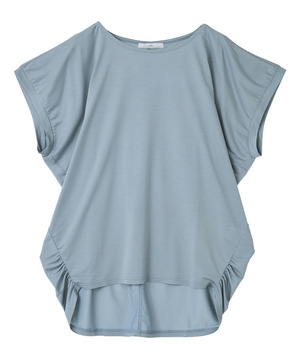 【Julier】マイクロ天竺ドレープトップス/エコ・マタニティ対応 詳細画像 ライトブルーグレー 1