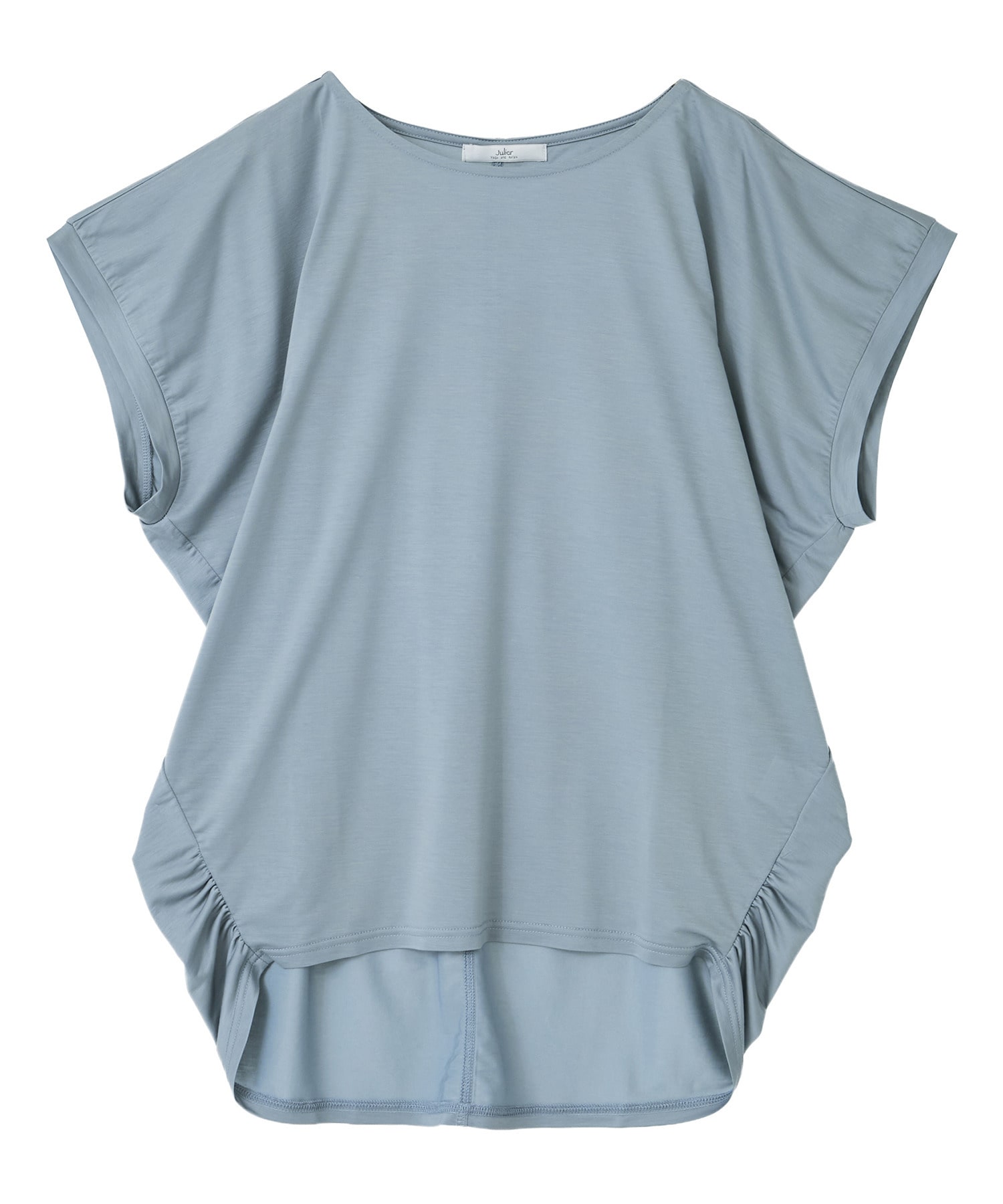 【Julier】マイクロ天竺ドレープトップス/エコ・マタニティ対応 詳細画像 ライトブルーグレー 1