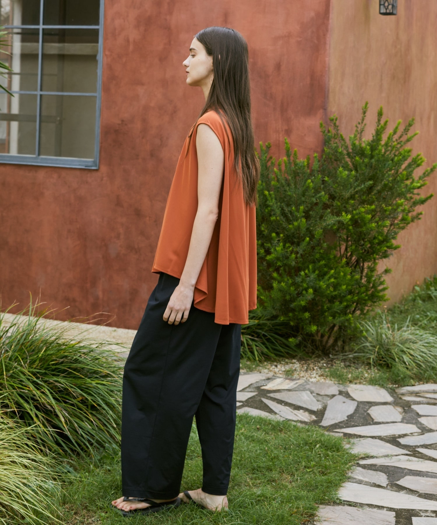 【Julier】フロウスムースフレアプルオーバー/UVカット・接触冷感 詳細画像 ブラウン 5