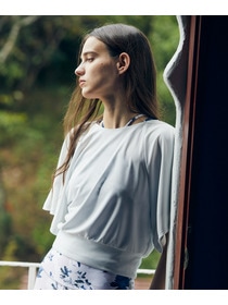 【Julier】フロウスムースショートトップス/UVカット・接触冷感 詳細画像 ブラウン 2