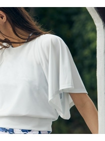 【Julier】フロウスムースショートトップス/UVカット・接触冷感 詳細画像 ブラウン 3