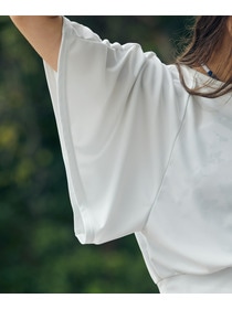 【Julier】フロウスムースショートトップス/UVカット・接触冷感 詳細画像 ブラウン 4