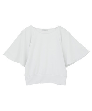 【Julier】フロウスムースショートトップス/UVカット・接触冷感 詳細画像 オフホワイト 2