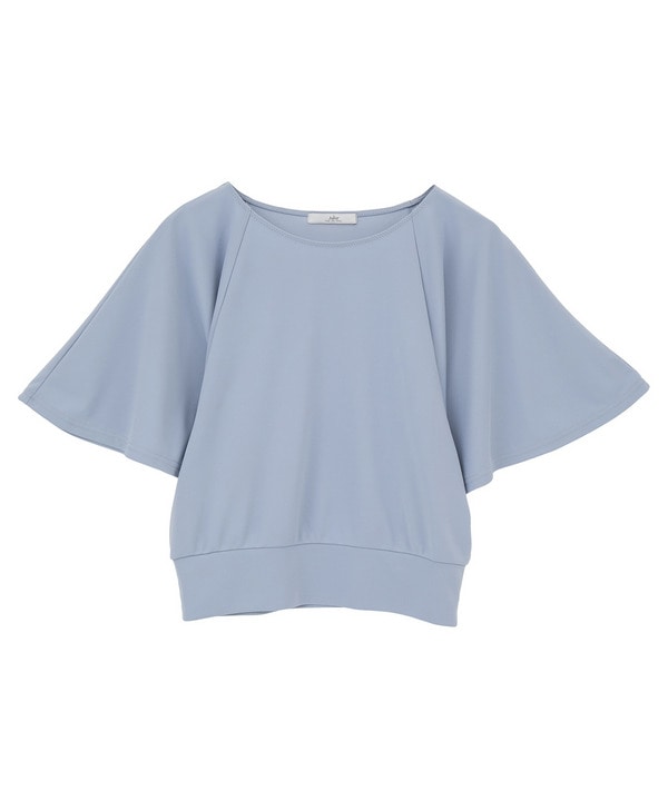 フロウスムースショートトップス/UVカット・接触冷感 詳細画像 ライトブルー 1