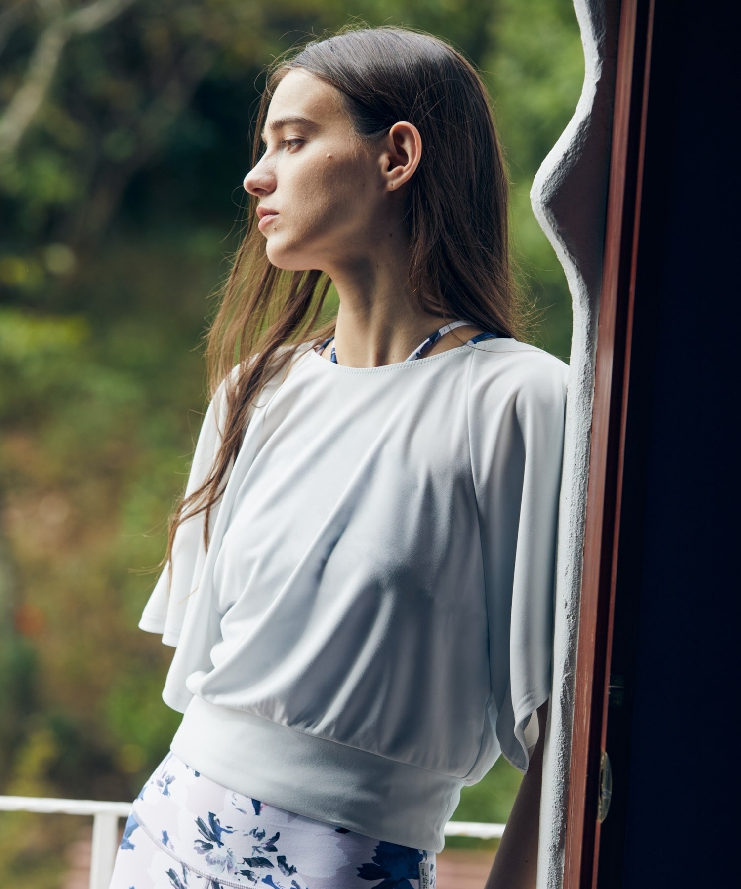 【Julier】フロウスムースショートトップス/UVカット・接触冷感 詳細画像 ブラウン 2