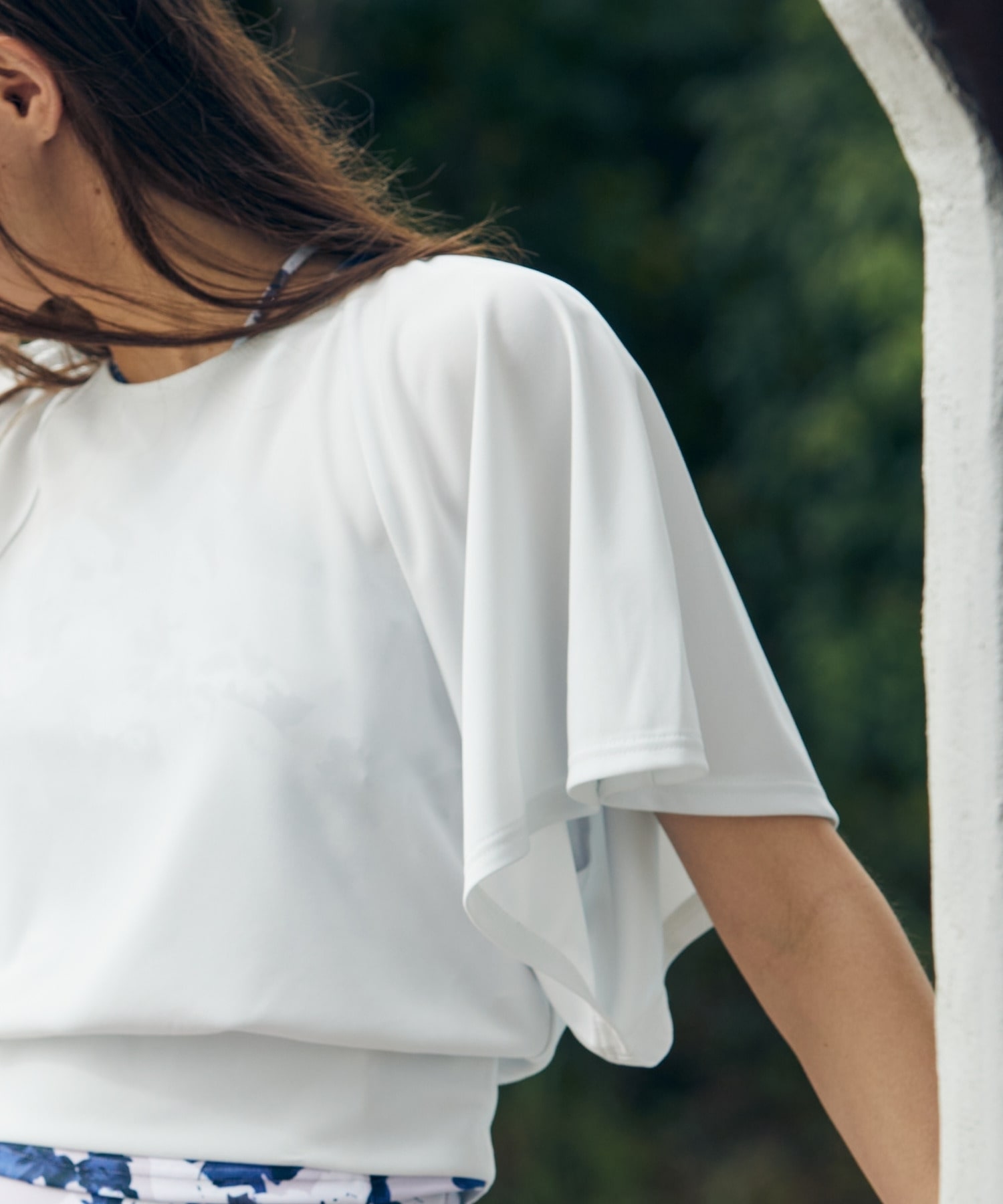 【Julier】フロウスムースショートトップス/UVカット・接触冷感 詳細画像 ブラウン 3