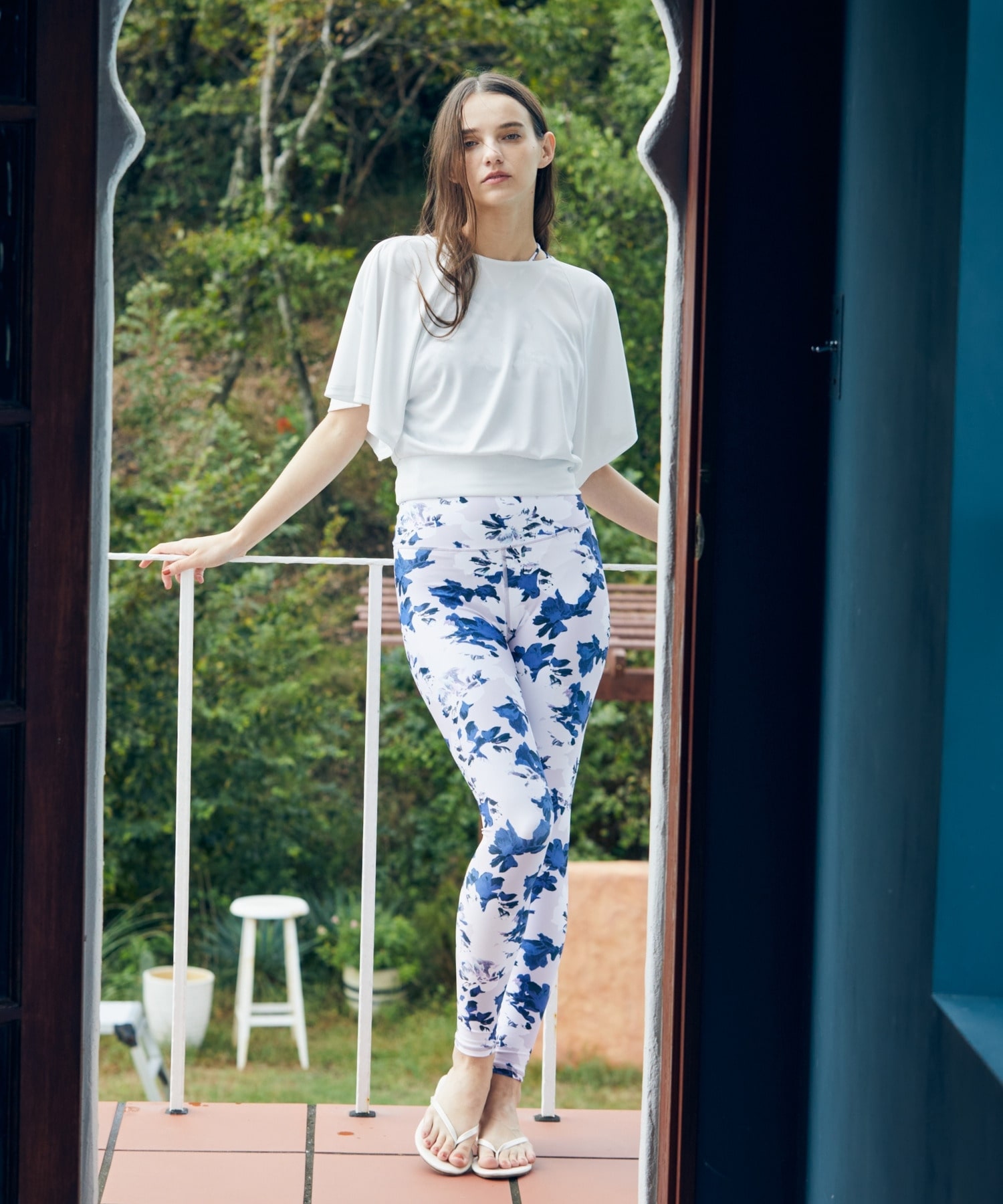 【Julier】フロウスムースショートトップス/UVカット・接触冷感 詳細画像 ブラウン 6