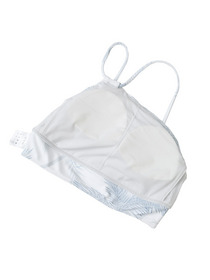 【Julier】palm treeアシンメトリーブラトップ/パット付き・UVカット・吸汗速乾・ホットヨガ対応・水着・水陸両用 詳細画像 オレンジ 18