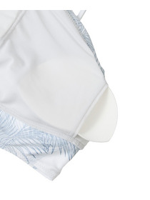 【Julier】palm treeアシンメトリーブラトップ/パット付き・UVカット・吸汗速乾・ホットヨガ対応・水着・水陸両用 詳細画像 オレンジ 19