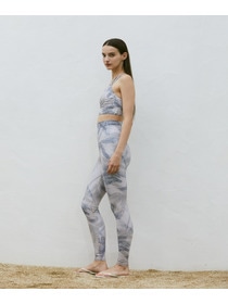 【Julier】palm treeアシンメトリーブラトップ/パット付き・UVカット・吸汗速乾・ホットヨガ対応・水着・水陸両用 詳細画像 オレンジ 6