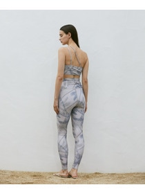 【Julier】palm treeアシンメトリーブラトップ/パット付き・UVカット・吸汗速乾・ホットヨガ対応・水着・水陸両用 詳細画像 オレンジ 7