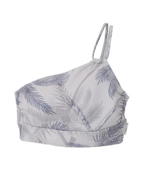 【Julier】palm treeアシンメトリーブラトップ/パット付き・UVカット・吸汗速乾・ホットヨガ対応・水着・水陸両用 詳細画像 ベージュ 2