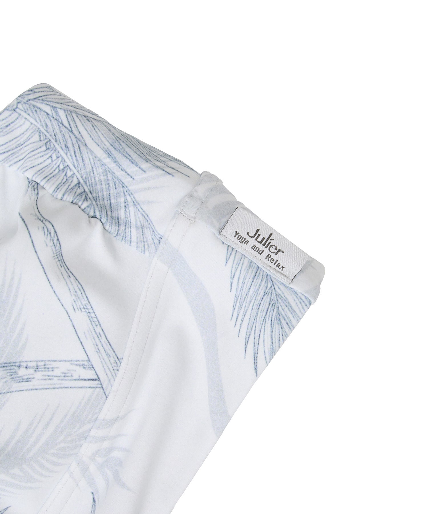 【Julier】palm treeアシンメトリーブラトップ/パット付き・UVカット・吸汗速乾・ホットヨガ対応・水着・水陸両用 詳細画像 オレンジ 17