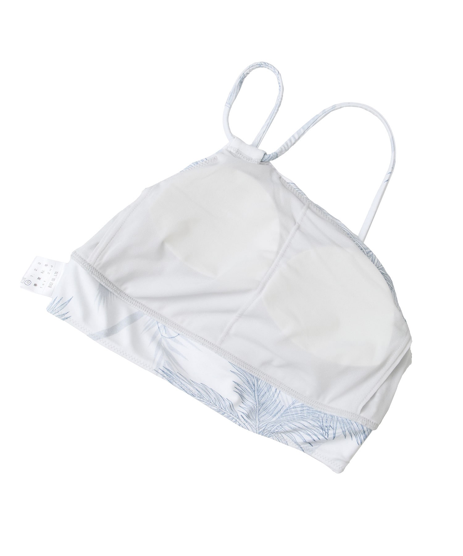 【Julier】palm treeアシンメトリーブラトップ/パット付き・UVカット・吸汗速乾・ホットヨガ対応・水着・水陸両用 詳細画像 オレンジ 18