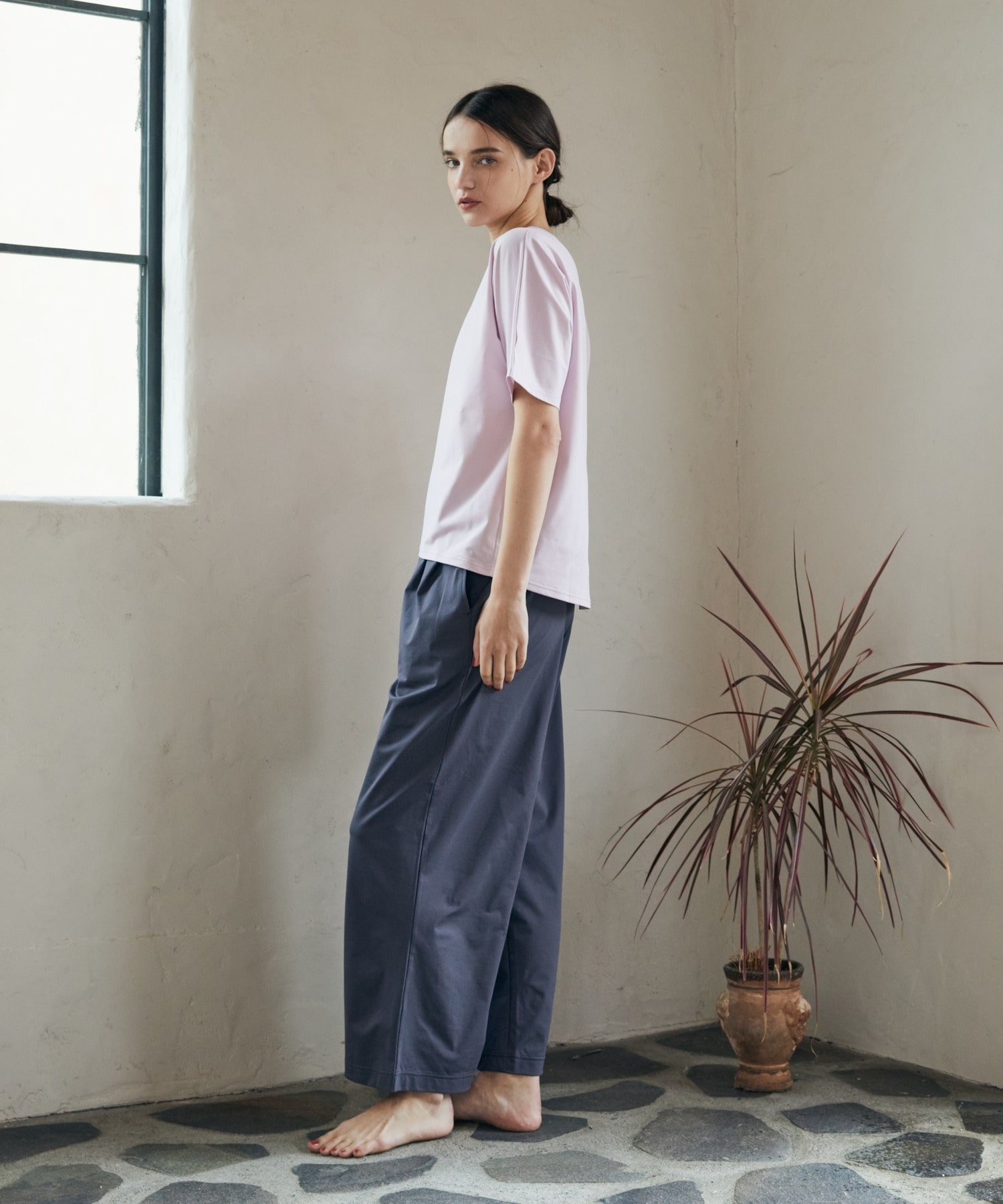 【Julier】ムーブプライムTシャツ/UVカット・吸水速乾 詳細画像 ブラック 5