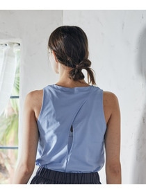 【Julier】ムーブプライムタンクトップ/UVカット・吸水速乾 詳細画像 チャコール 6