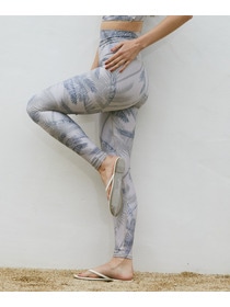 【Julier】palm treeプリントスーパーハイレギンス/UVカット・吸汗速乾・ホットヨガ対応・水着・水陸両用 詳細画像 オレンジ 1