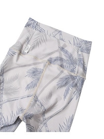 【Julier】palm treeプリントスーパーハイレギンス/UVカット・吸汗速乾・ホットヨガ対応・水着・水陸両用 詳細画像 オレンジ 12