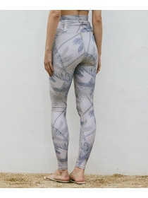 【Julier】palm treeプリントスーパーハイレギンス/UVカット・吸汗速乾・ホットヨガ対応・水着・水陸両用 詳細画像 オレンジ 2