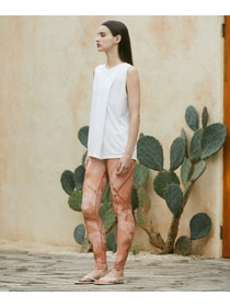 【Julier】palm treeプリントスーパーハイレギンス/UVカット・吸汗速乾・ホットヨガ対応・水着・水陸両用 詳細画像 オレンジ 6