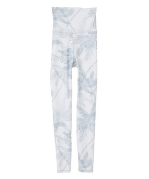 【Julier】palm treeプリントスーパーハイレギンス/UVカット・吸汗速乾・ホットヨガ対応・水着・水陸両用 詳細画像 ホワイト 1