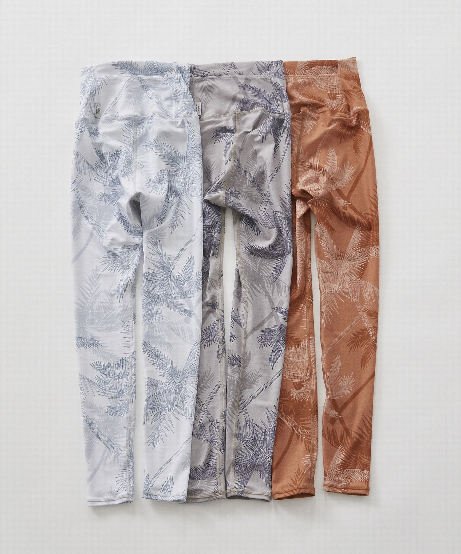 【Julier】palm treeプリントスーパーハイレギンス/UVカット・吸汗速乾・ホットヨガ対応・水着・水陸両用 詳細画像 オレンジ 9