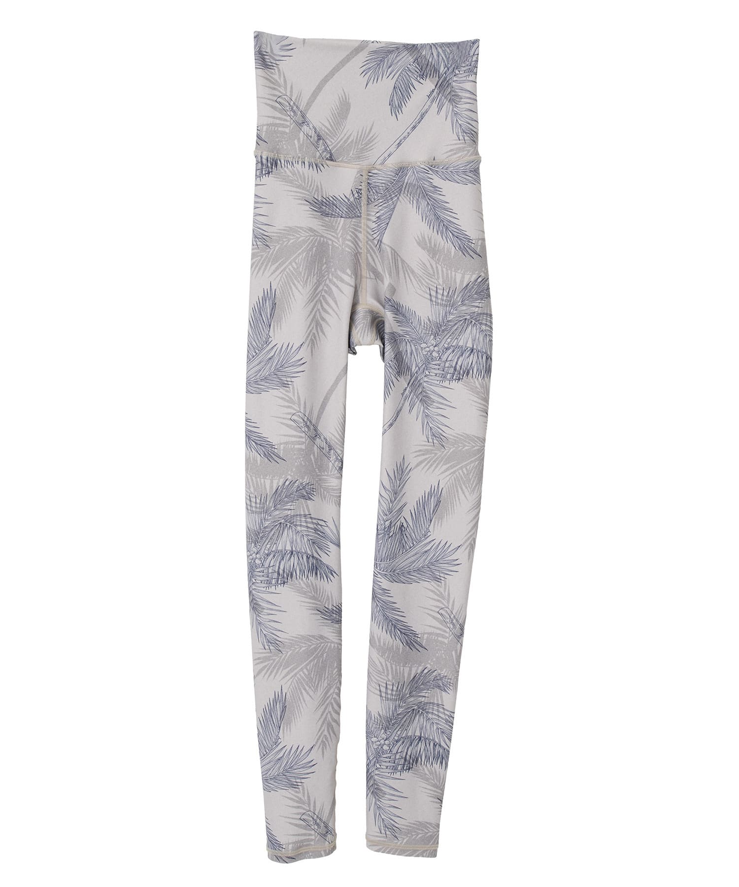 【Julier】palm treeプリントスーパーハイレギンス/UVカット・吸汗速乾・ホットヨガ対応・水着・水陸両用 詳細画像 ベージュ 2