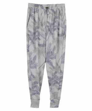 【Julier】palm treeプリントギャザーパンツ/UVカット・吸汗速乾・ホットヨガ対応・水着・水陸両用 詳細画像 ベージュ 2