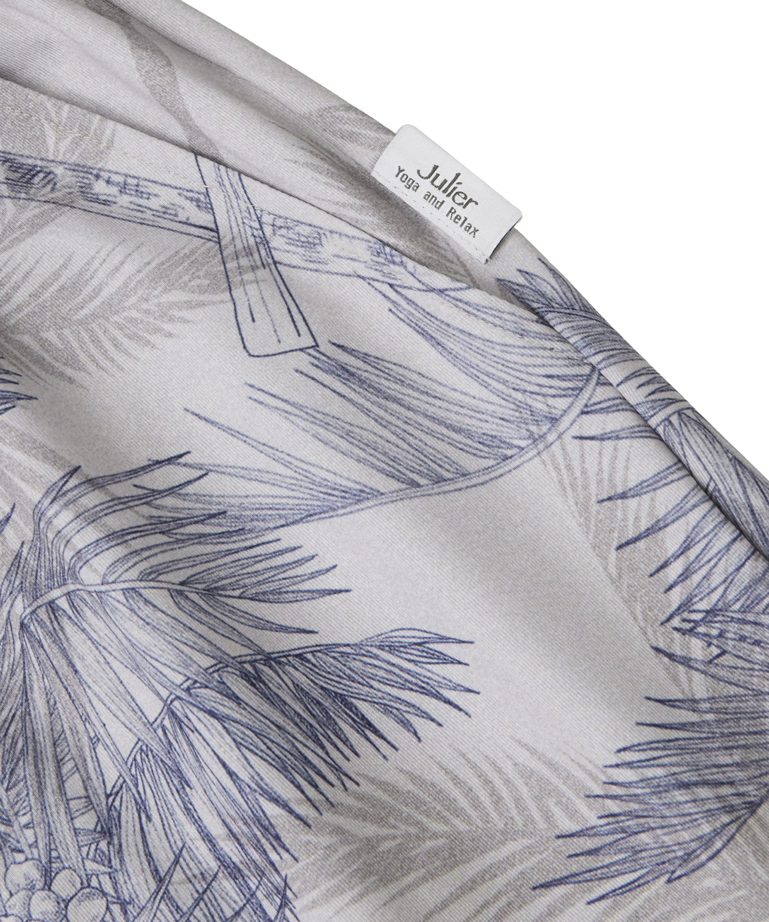 【Julier】palm treeプリントギャザーパンツ/UVカット・吸汗速乾・ホットヨガ対応・水着・水陸両用 詳細画像 オレンジ 12