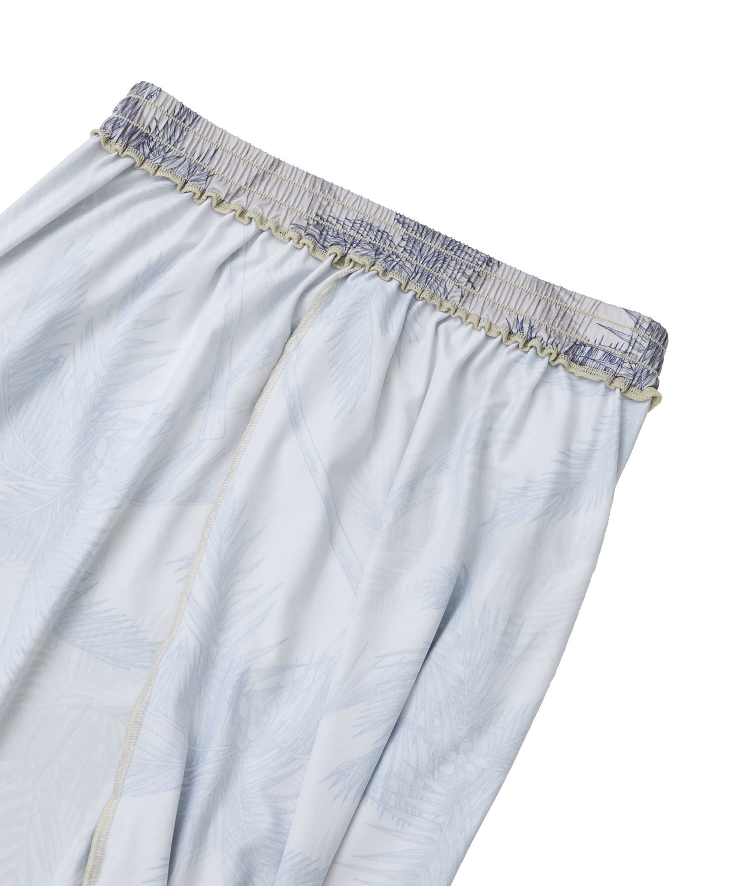 【Julier】palm treeプリントギャザーパンツ/UVカット・吸汗速乾・ホットヨガ対応・水着・水陸両用 詳細画像 オレンジ 14