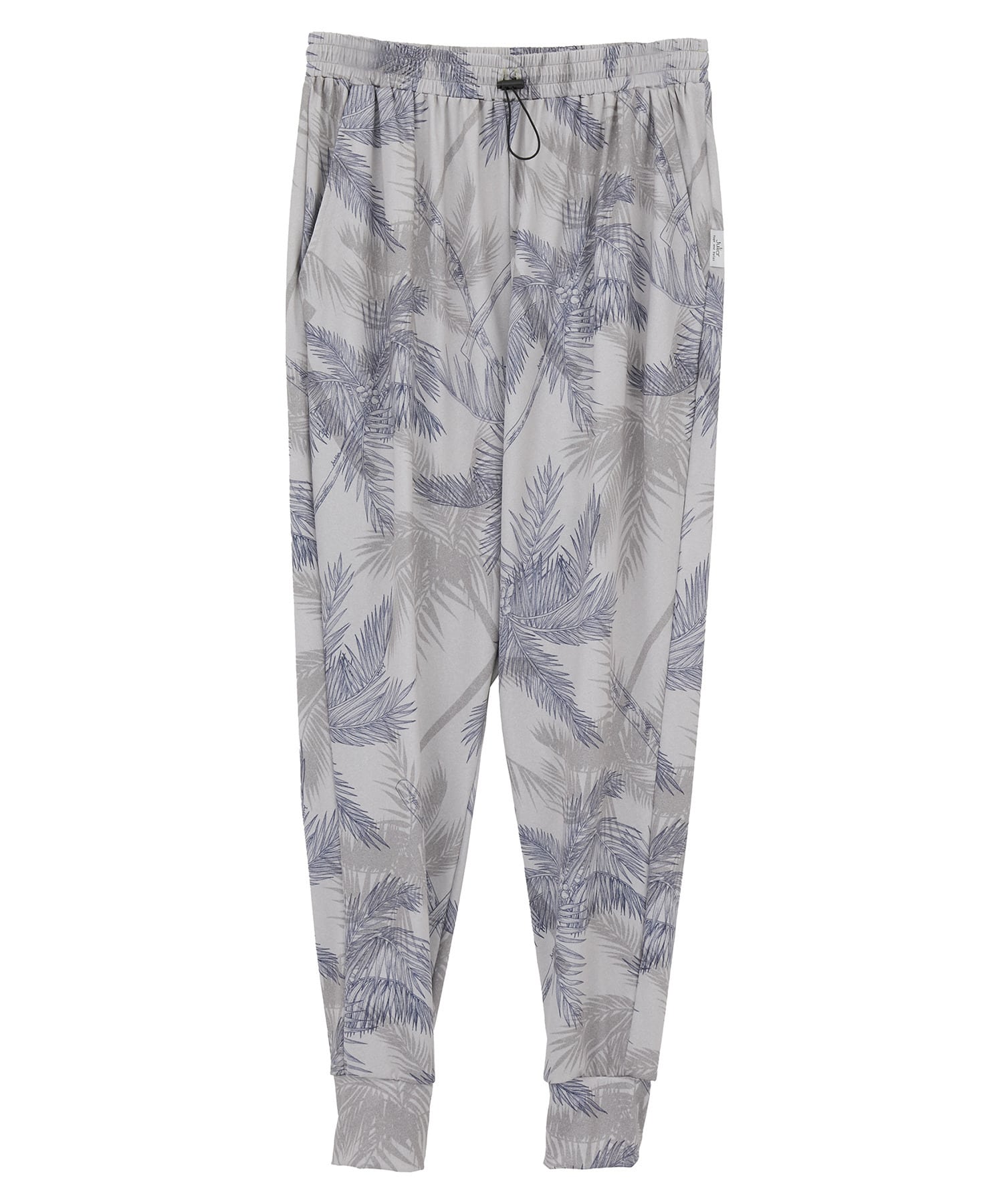 【Julier】palm treeプリントギャザーパンツ/UVカット・吸汗速乾・ホットヨガ対応・水着・水陸両用 詳細画像 ベージュ 2