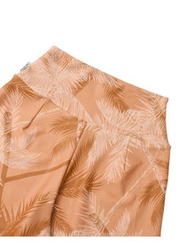 【Julier】palm treeプリントショートパンツ/UVカット・吸汗速乾・ホットヨガ対応・水着・水陸両用 詳細画像 ベージュ 11