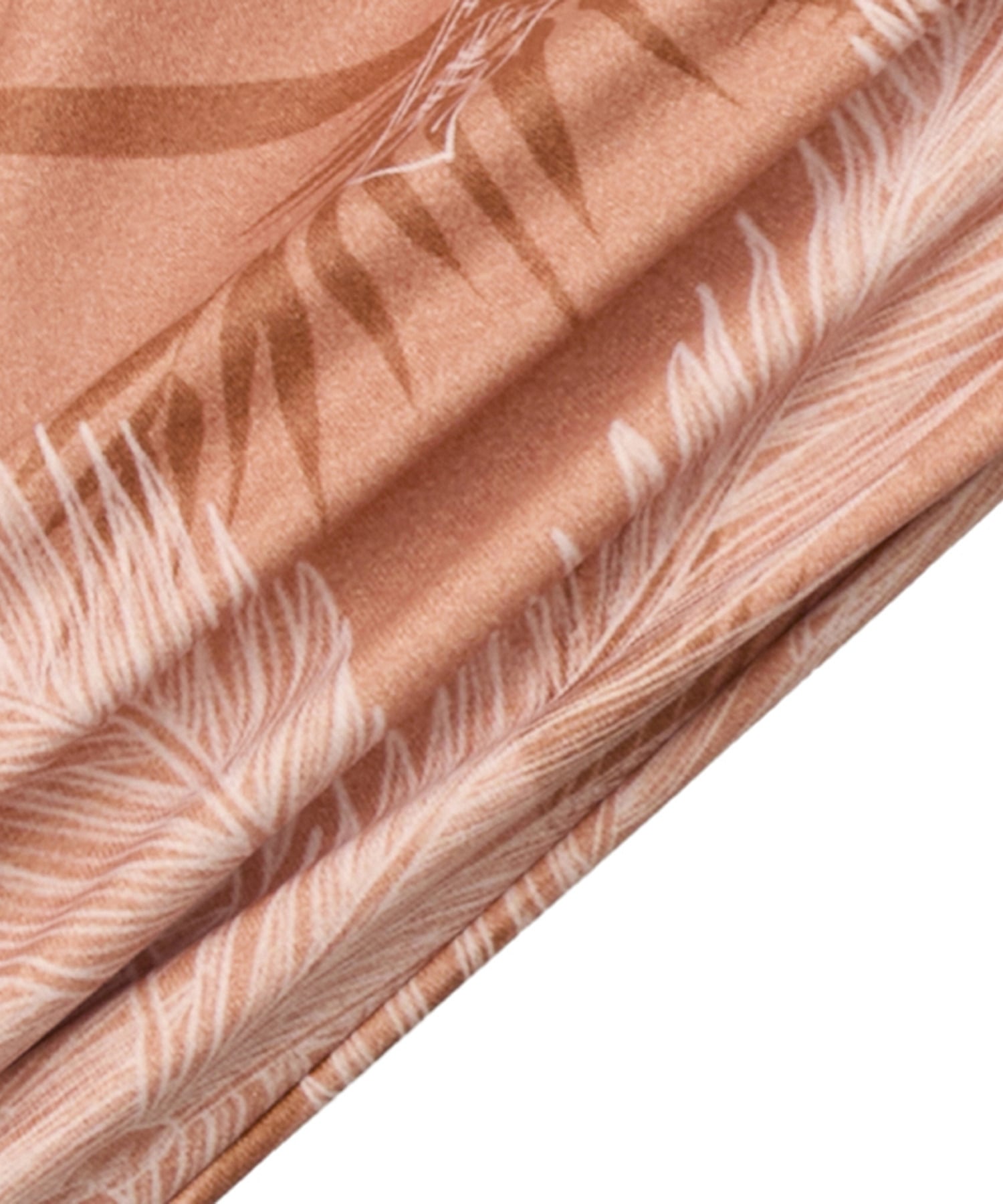 【Julier】palm treeプリントショートパンツ/UVカット・吸汗速乾・ホットヨガ対応・水着・水陸両用 詳細画像 ベージュ 15