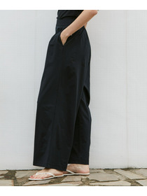 【Julier】ムーブプライムワイドパンツ 詳細画像 ブラック 4