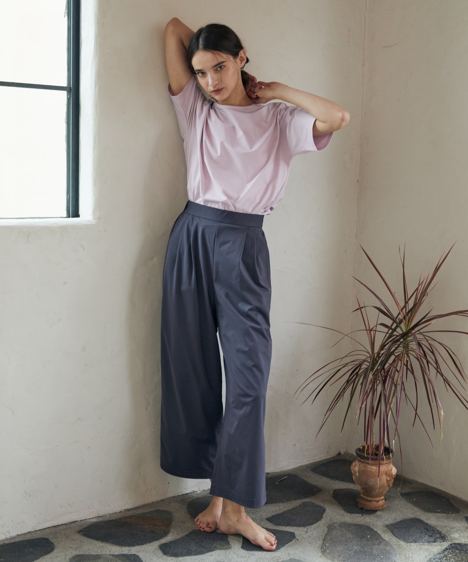 【Julier】ムーブプライムワイドパンツ 詳細画像 ブラック 3