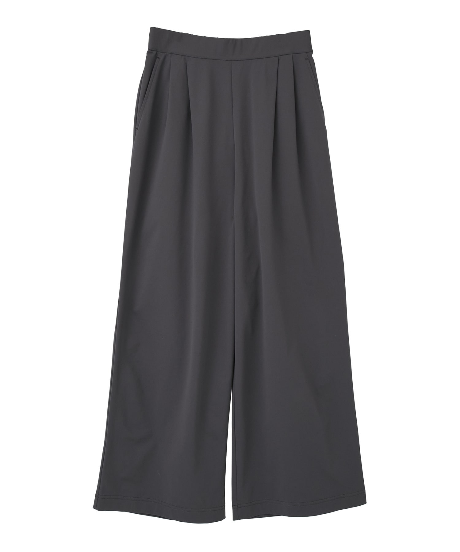 【Julier】ムーブプライムワイドパンツ 詳細画像 チャコール 2
