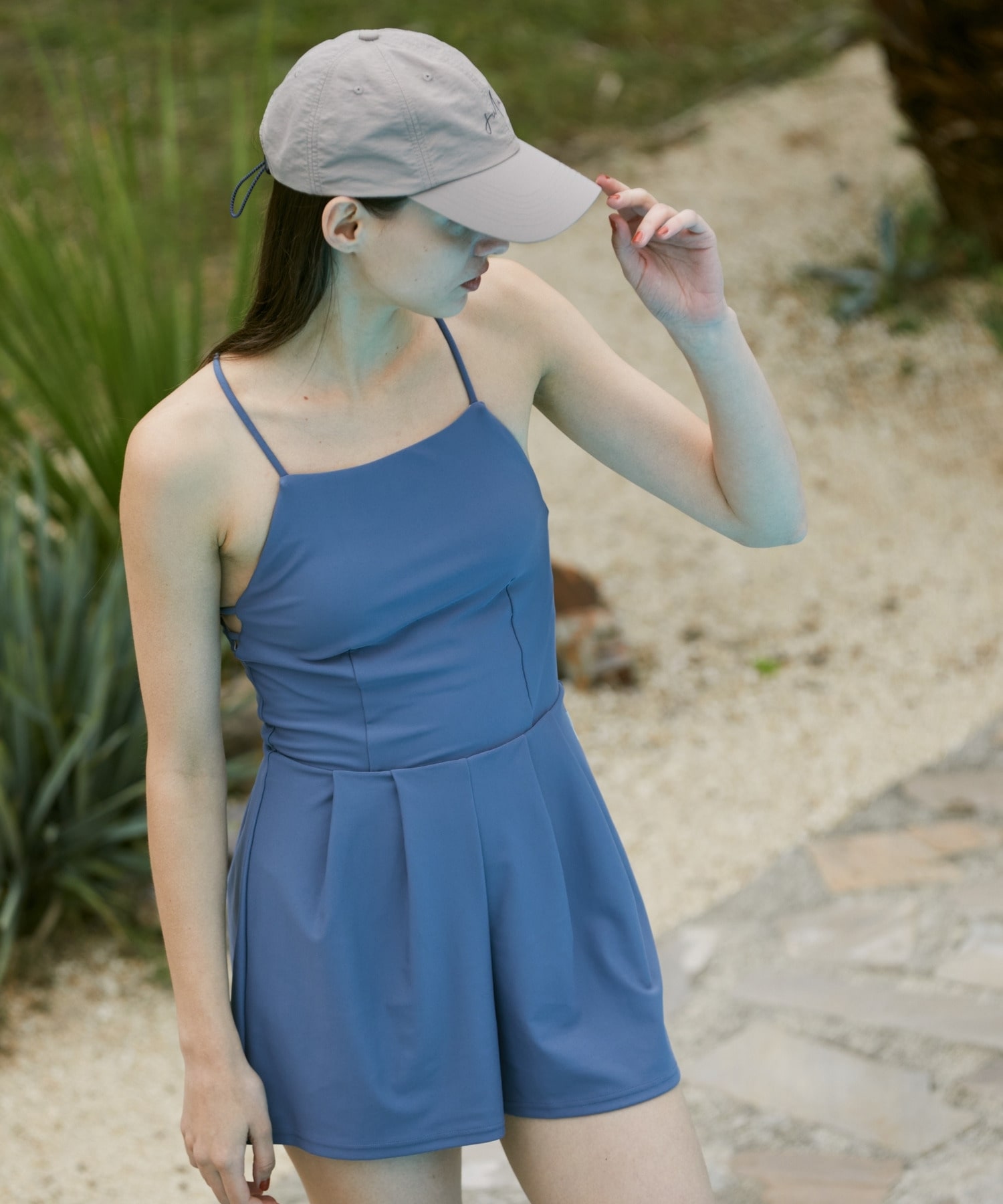 【Julier】撥水アウトドアキャップ/UVカット・撥水 詳細画像 ブラック 5