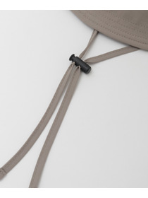 【Julier】撥水アウトドアハット/UVカット・撥水・紐取り外し可能 詳細画像 ブラック 12