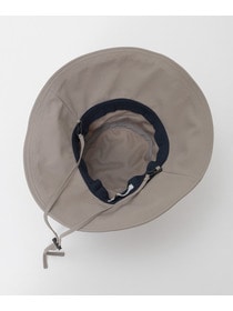 【Julier】撥水アウトドアハット/UVカット・撥水・紐取り外し可能 詳細画像 ブラック 13