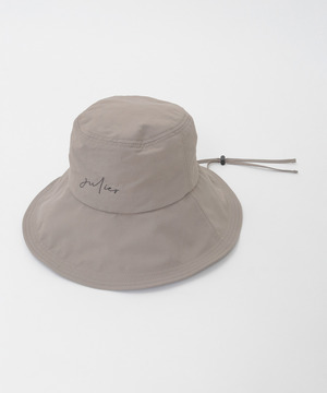 【Julier】撥水アウトドアハット/UVカット・撥水・紐取り外し可能 詳細画像 ベージュ 1